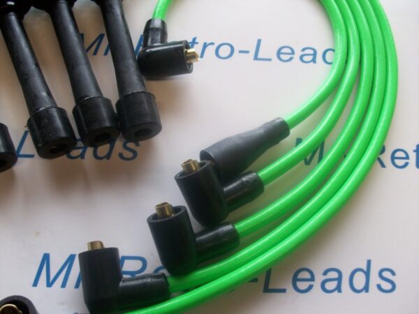 Lime Green 8mm Performance Ignition Lead Micra Mk1 323 1.8 Engine Ma12 Am10 16v
