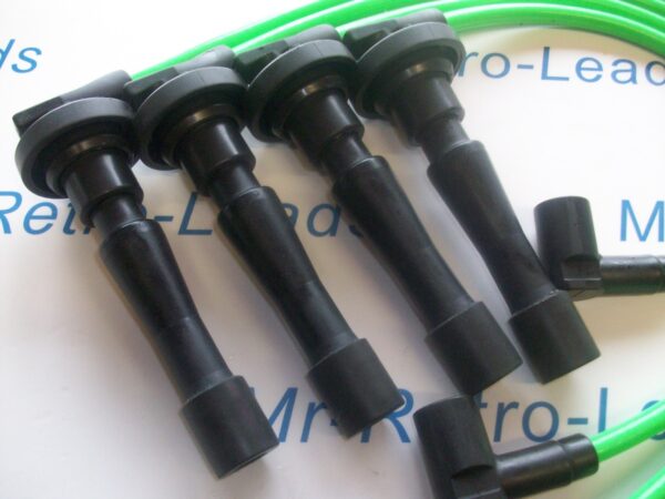 Lime Green 8mm Performance Ignition Leads For The Civic B16 B18 Dohc Quality Ht
