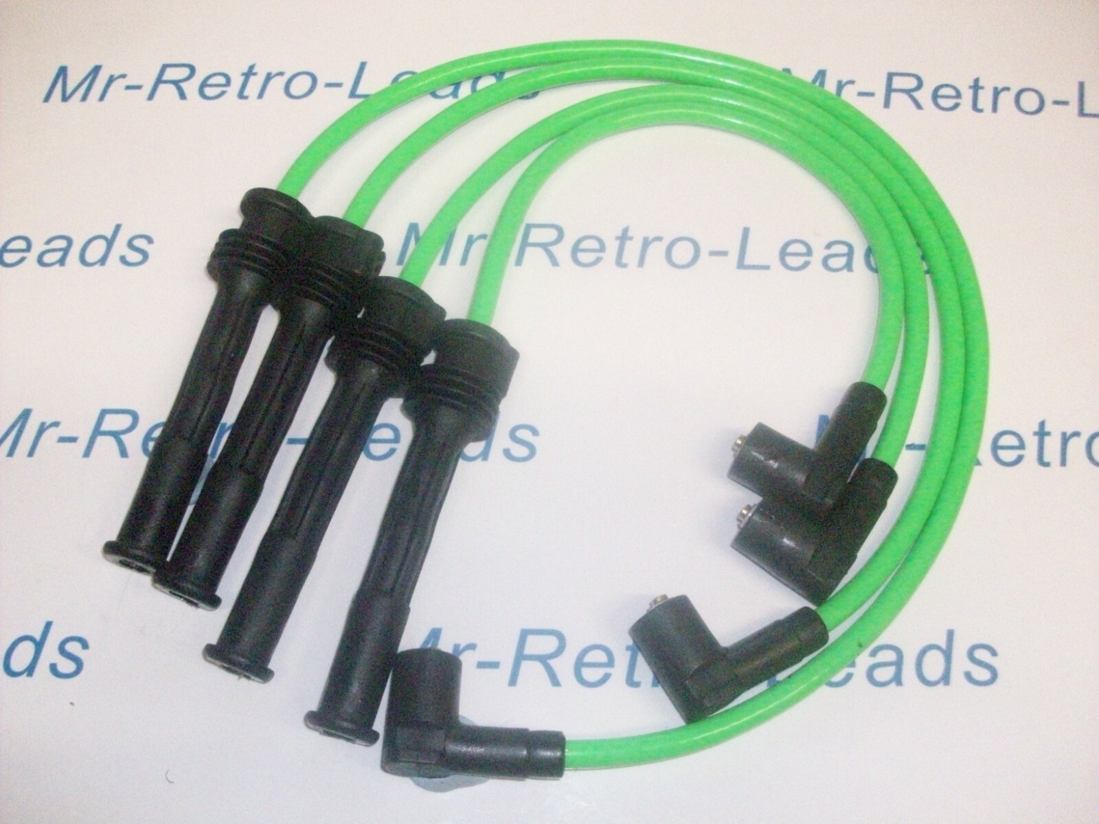 Lime Green 8mm Performance Ignition Leads Fits Clio Mk11 2.0 16v Sport Punto Ht