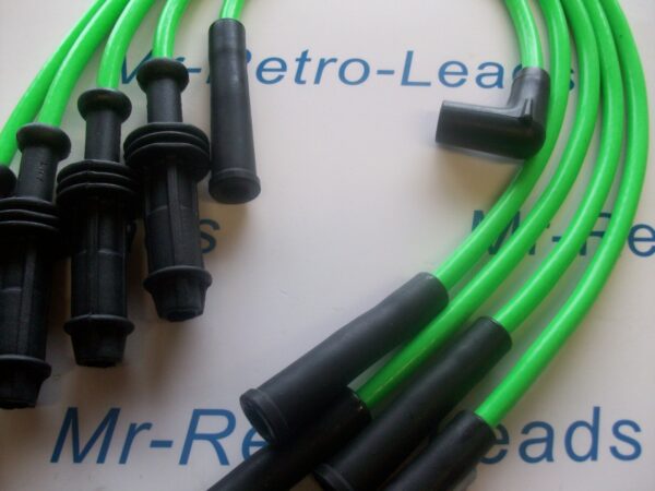 Lime Green 8mm Performance Ignition Leads For Ax C15 Zx 106 205 Quality Ht Leads