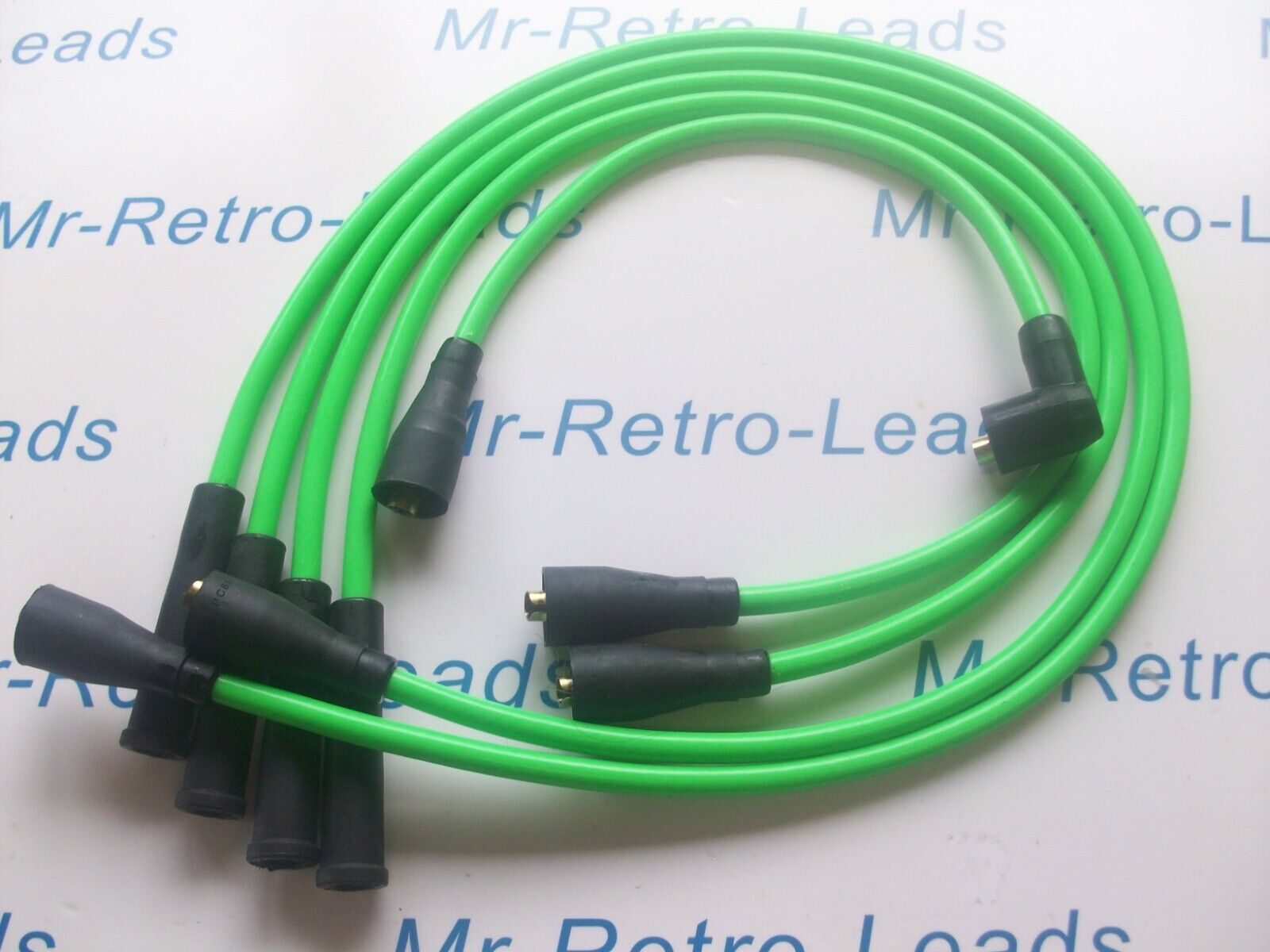 Lime Green 8mm Performance Ignition Leads Ford Pinto 4 Cylinder Hand Built