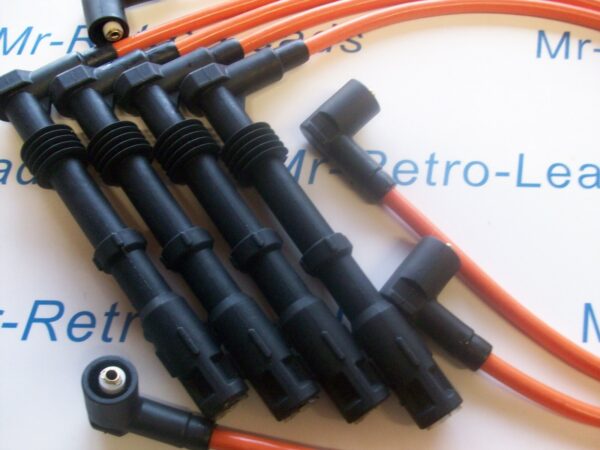 Orange 8m Performance Ignition Leads Golf Gti Corrado Ibiza Scirocco 1.8 2.0 16v