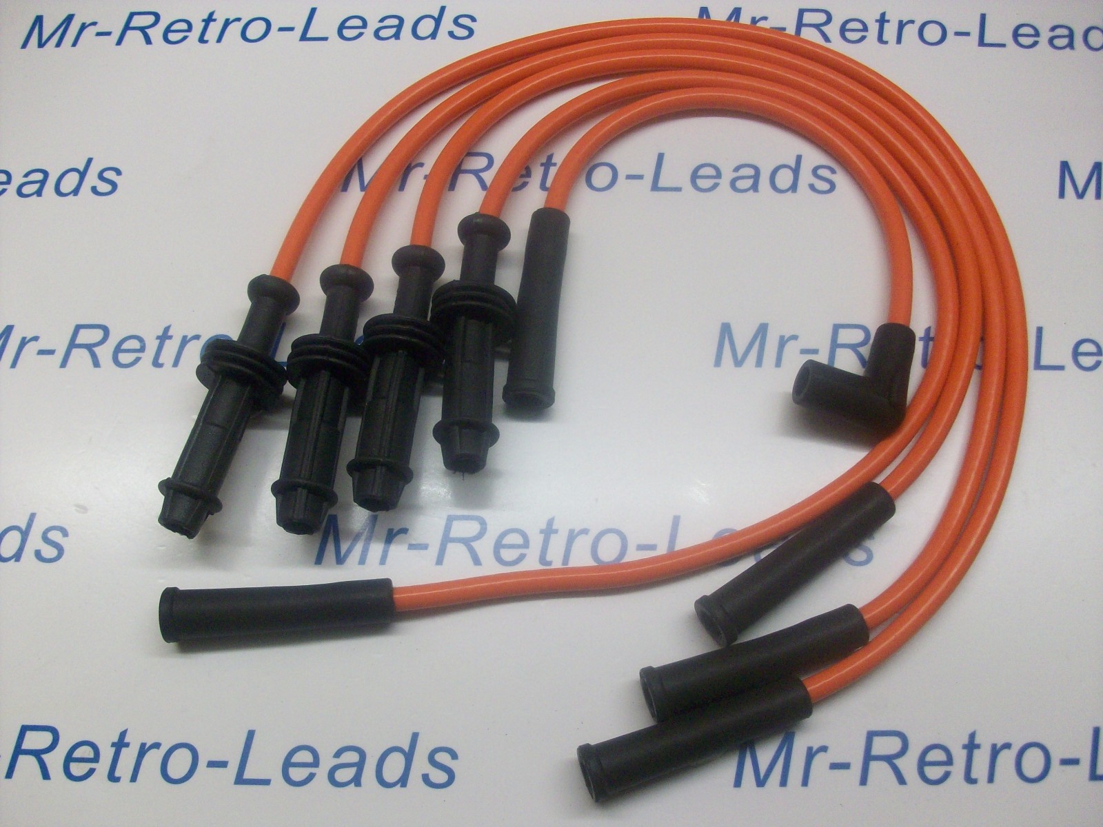 Orange 8mm Performance Ignition Leads For Ax C15 Zx 106 205 Hei Cap Quality Ht