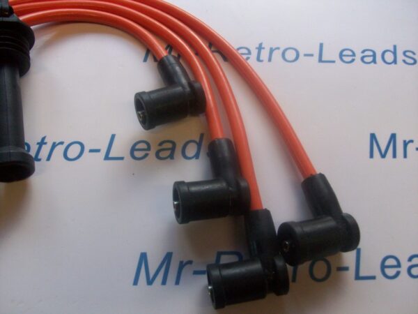 Orange 8mm Performance Ignition Leads Zetec S Focus Fusion Puma Quality Ht Leads