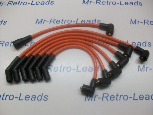 Orange 8mm Performance Ignition Leads Triumph Tr5 Tr6 Gt6 Quality. Hand Built Ht