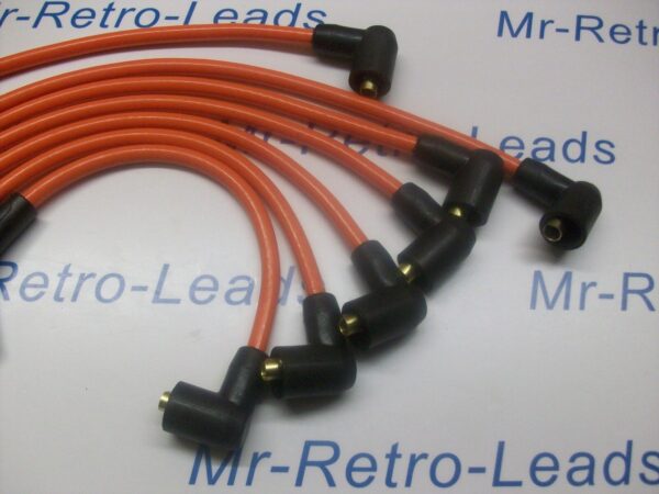 Orange 8mm Performance Ignition Leads Triumph Tr5 Tr6 Gt6 Quality. Hand Built Ht