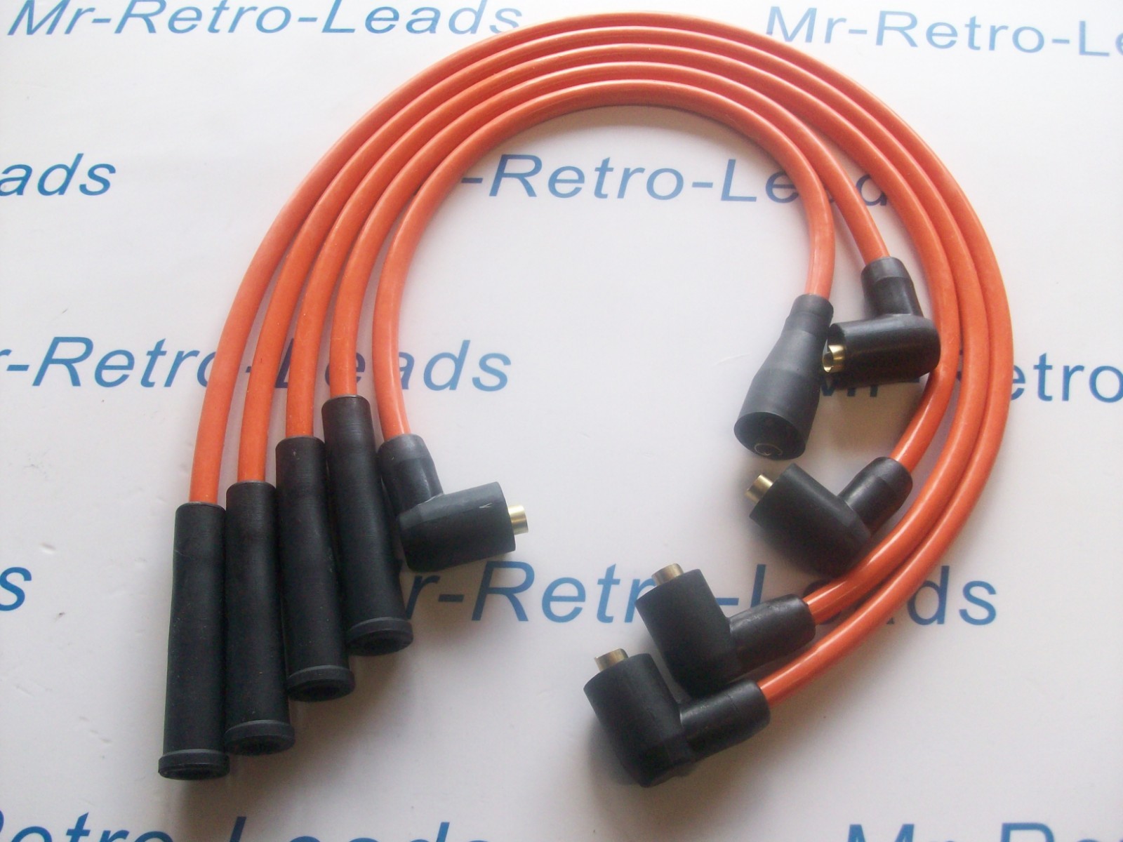 Orange 8mm Performance Ignition Leads Nova 1.3 1.4 Din Distributor Cap Quality