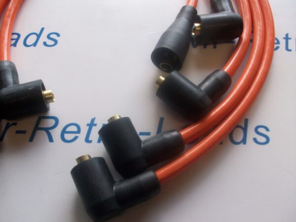 Orange 8mm Performance Ignition Leads Nova 1.3 1.4 Din Distributor Cap Quality