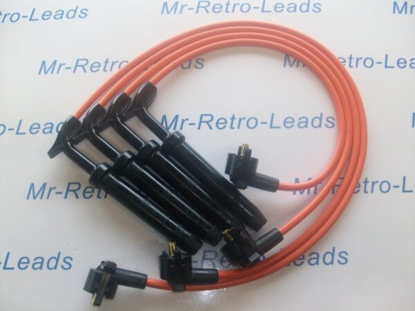Orange 8mm Performance Ht Leads Escort Mk5 Fiesta Mk3 Rs Turbo Xr2i I.6i Efi
