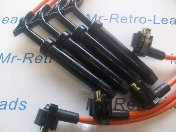 Orange 8mm Performance Ht Leads Escort Mk5 Fiesta Mk3 Rs Turbo Xr2i I.6i Efi