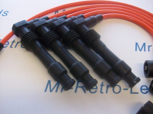 Orange 8mm Performance Ignition Leads C20let C20xe Cavalier Calibra Quality Ht