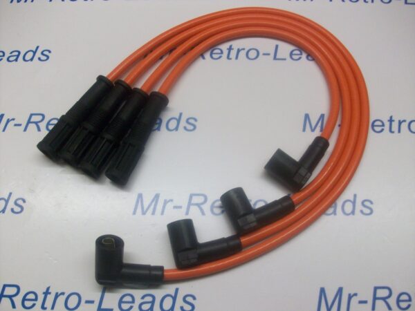 Orange 8mm Performance Ignition Leads For The Cinquecento Seicento 1.1 Sporting