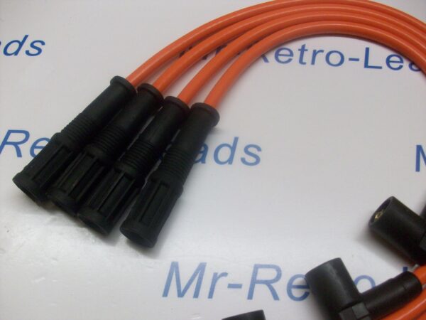 Orange 8mm Performance Ignition Leads For The Cinquecento Seicento 1.1 Sporting