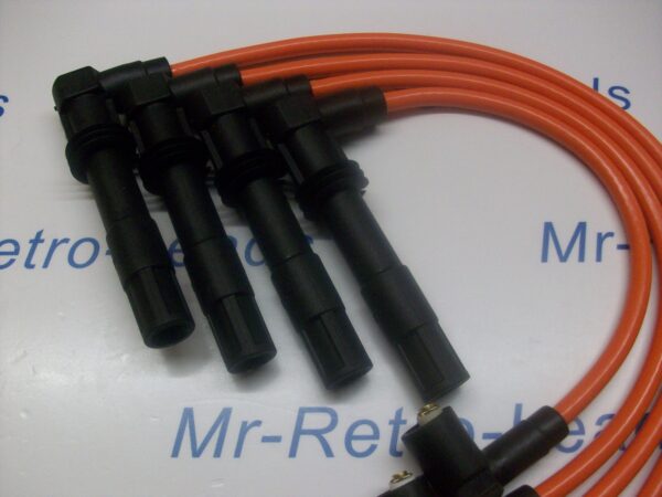 Orange 8mm Performance Ignition Leads Golf Lupo 1.6 Gti 1.4 16v Quality Leads