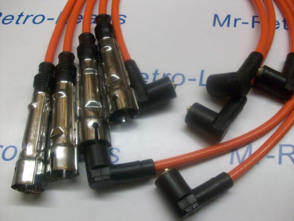 Orange 8mm Performance Ignition Leads For Transporter Box 2.0 T25 Camper Quality