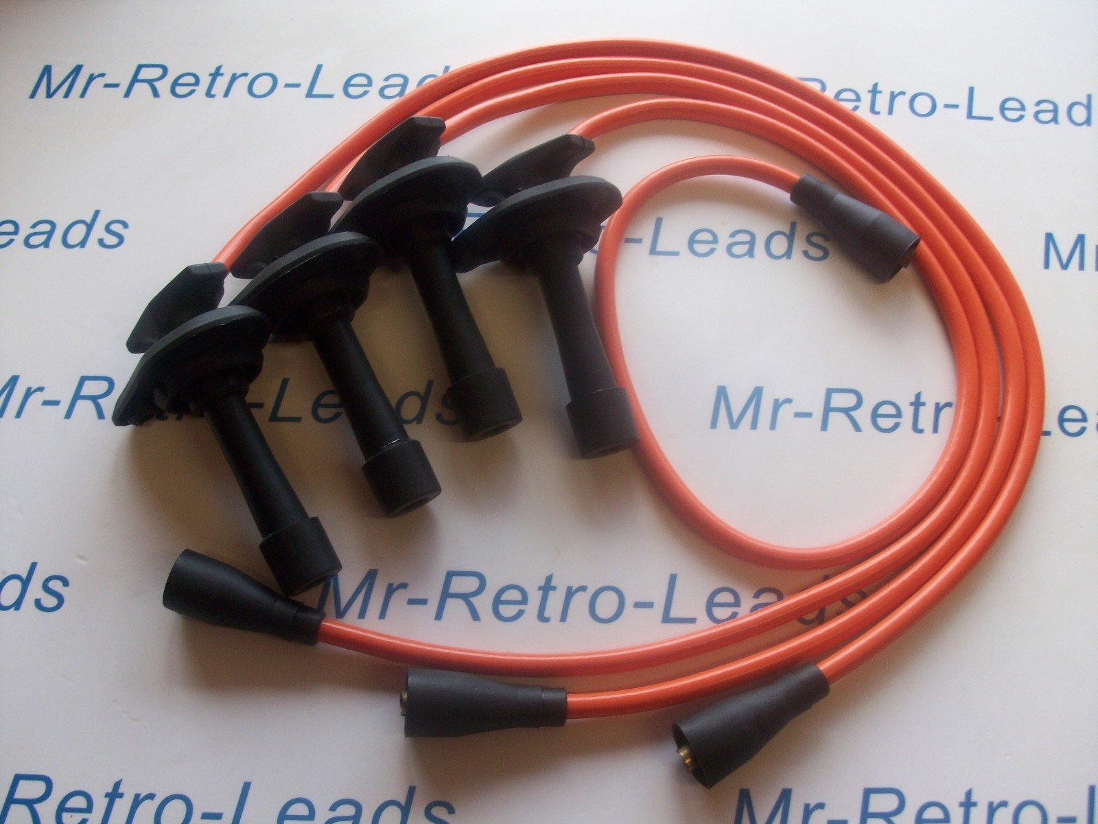 Orange 8mm Performance Ignition Leads Will Fit. Subaru Impreza 2.0 Turbo Wrx Sti
