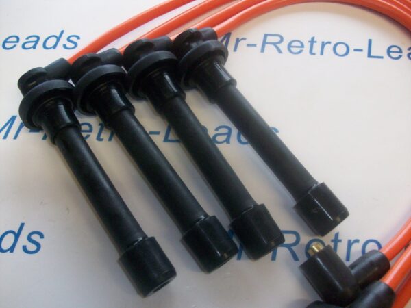 Orange 8mm Performance Ignition Leads Honda Crx 1.6i Vti Mkiii Targa Sohc Leads