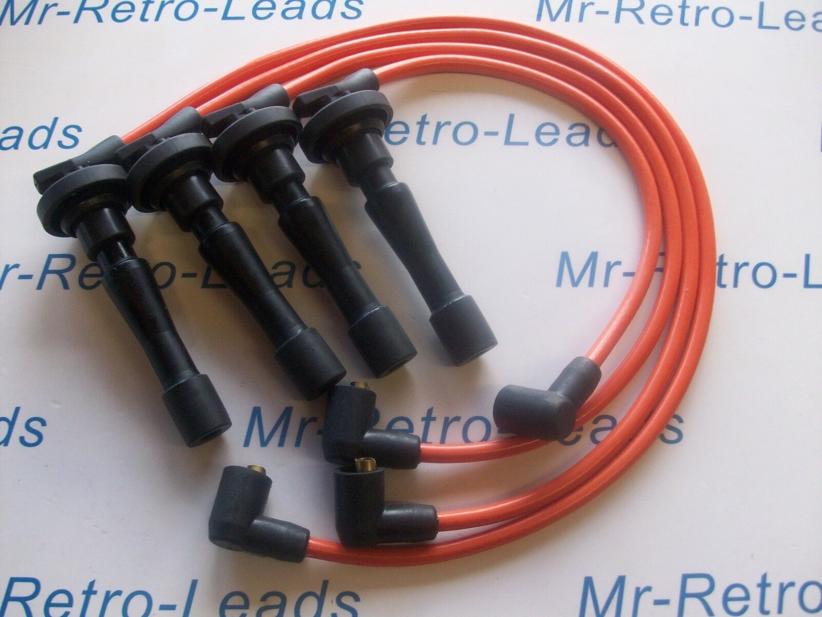 Orange 8mm Performance Ignition Leads For The Civic B16 B18 Dohc Engines Quality