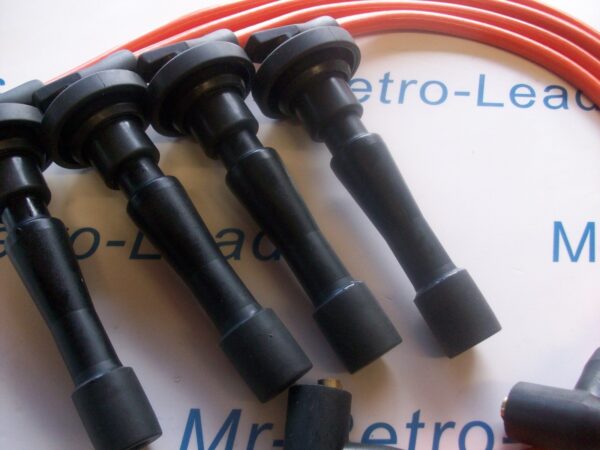 Orange 8mm Performance Ignition Leads For The Civic B16 B18 Dohc Engines Quality
