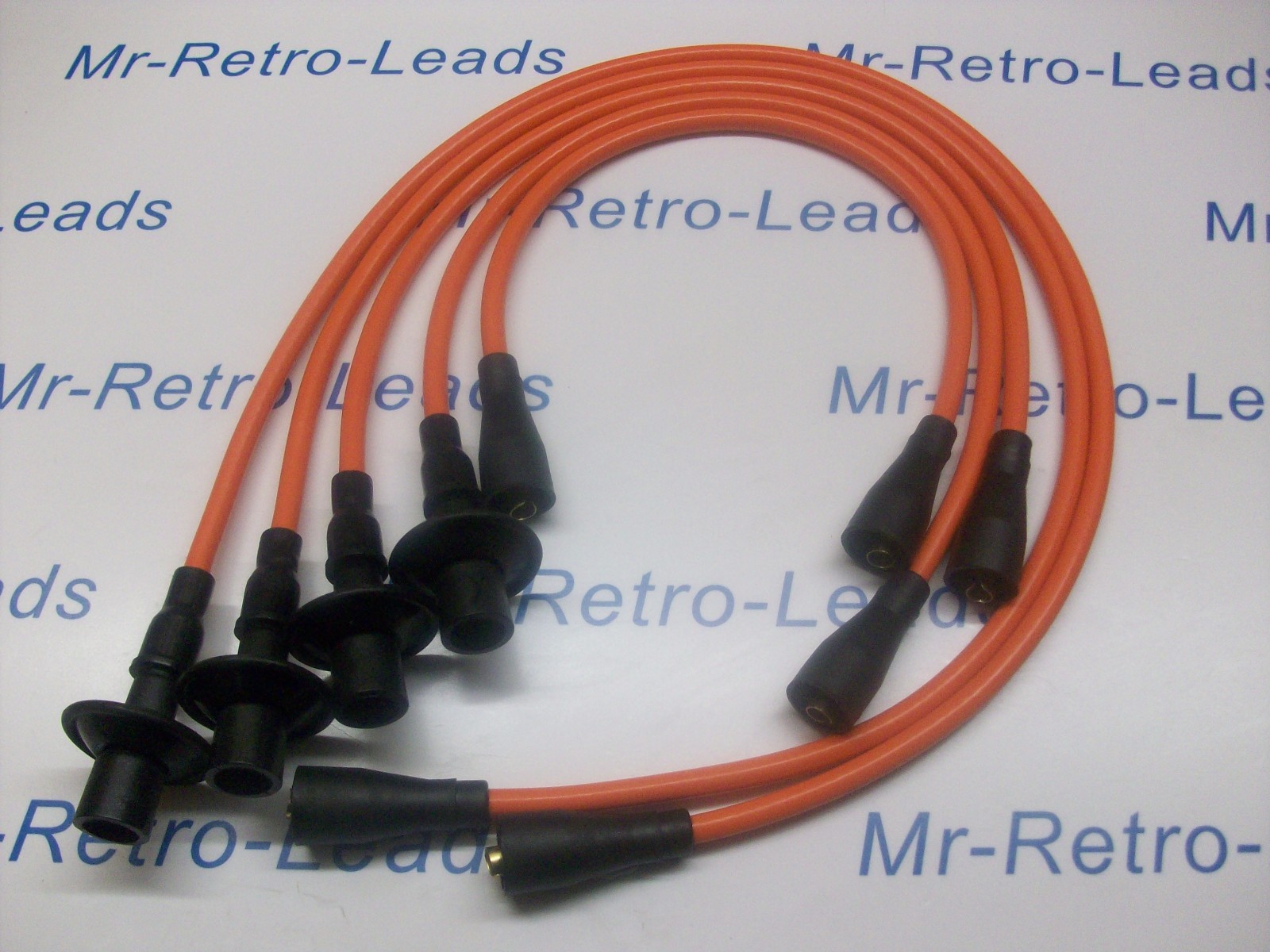 Orange 8mm Performance Ignition Leads For Beetle & T2 1968-1979 Quality Ht Leads