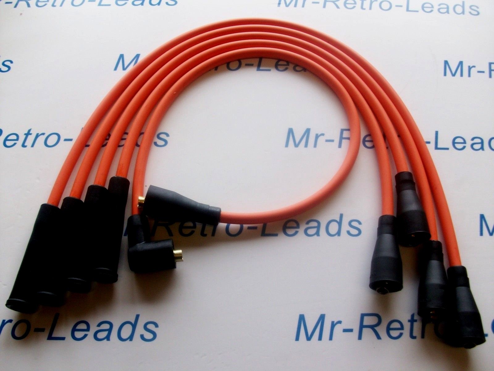Orange 8mm Performance Ignition Leads Golf Mk2 1.3 1.6 1.8 Gti Mk3 1.6i 1.8i