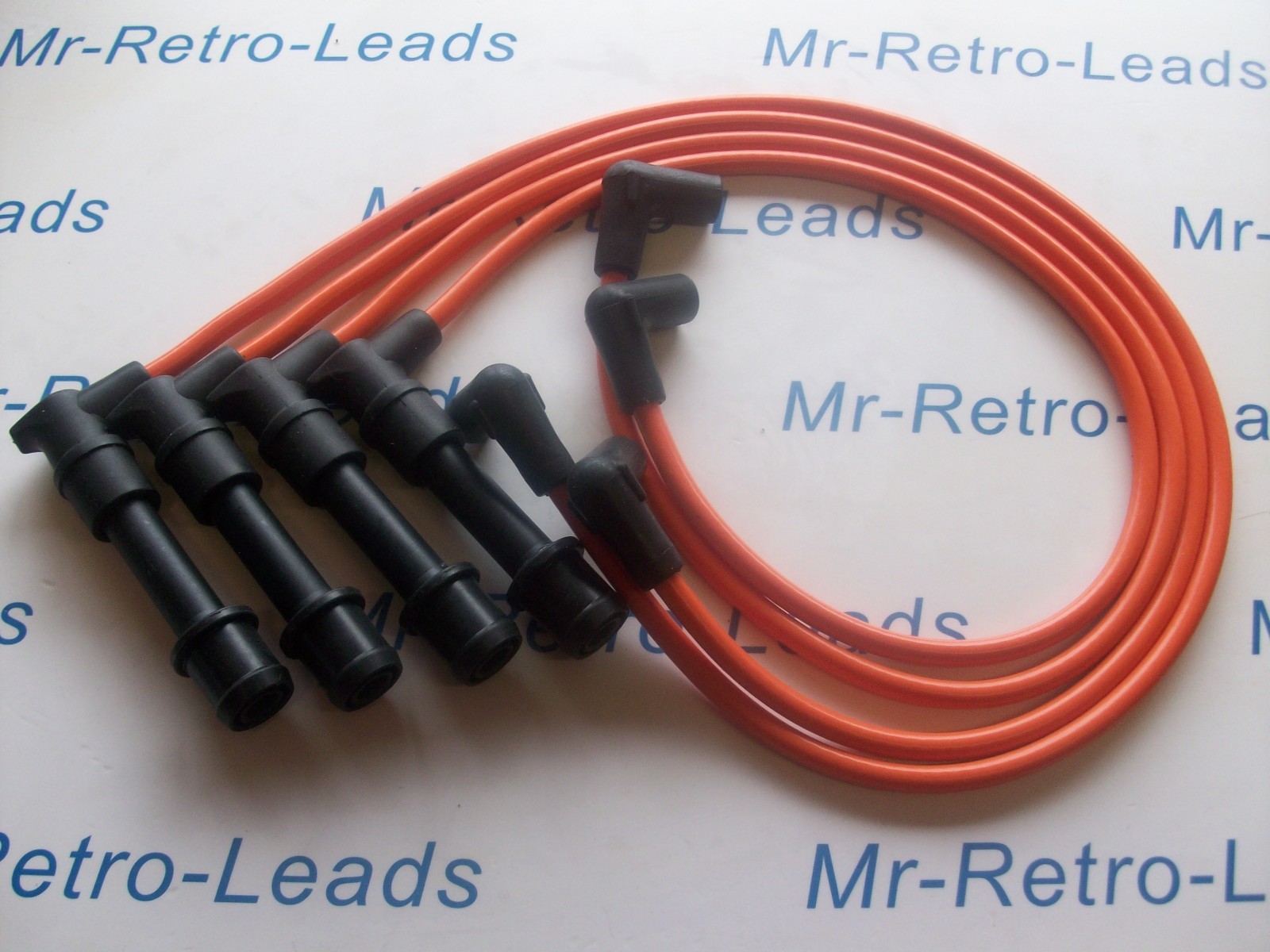 Orange 8mm Performance Ignition Leads Fits The Lotus Elan Se 1.6i Turbo 16v M100