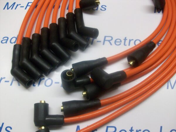 Orange 8mm Performance Ignition Leads Triumph Stag 3.0 V8 Quality Hand Built Ht