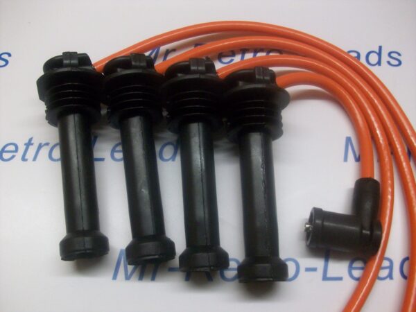 Orange 8mm Performance Ignition Leads For The Focus St170 1.8 2.0 16v 1998 04