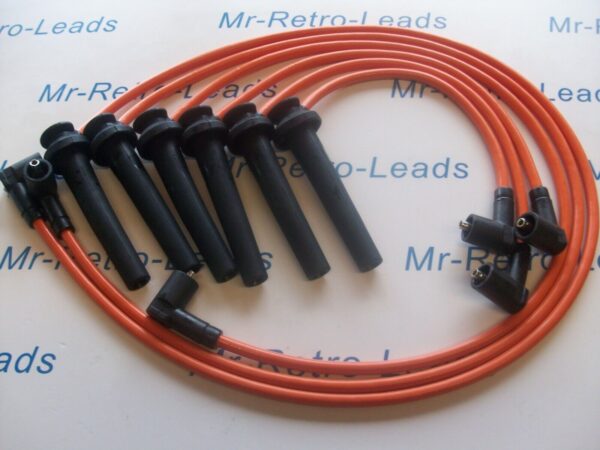 Orange 8mm Performance Ignition Leads For The Mondeo St220 Mkiii 3.0i V6 24v