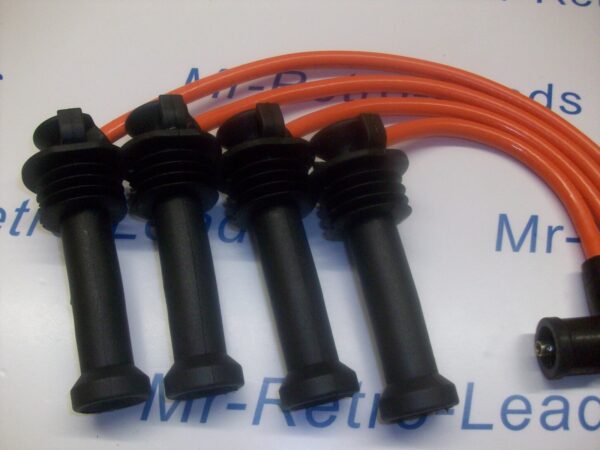 Orange 8mm Performance Ignition Leads For The Focus Zetec Quality Ht Leads .