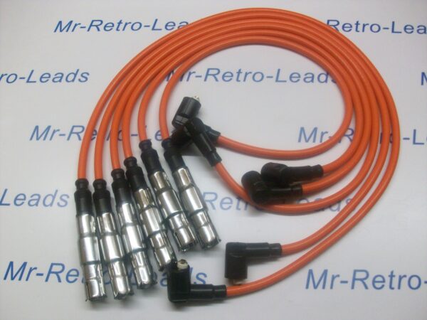 Orange 8mm Performance Ignition Leads Vr6 Mk3 Vr6 Obd2 Passat 2.8 Quality Leads