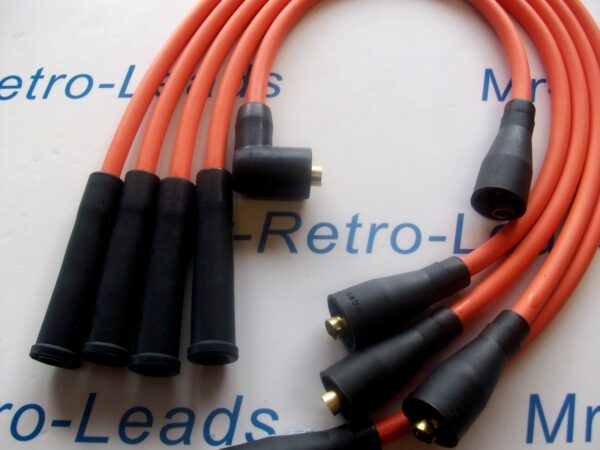 Orange 8mm Performance Ignition Leads For The Fiesta Mk1 950 1.1 Quality Leads