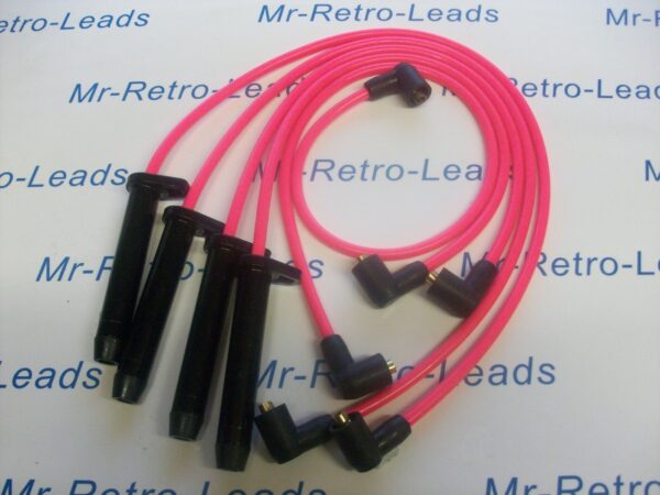 Pink 8mm Performance Ignition Leads Scorpio Mk1 Dohc Sierra 2.0 Dohc Granada Mk3