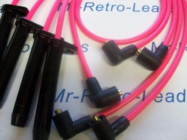 Pink 8mm Performance Ignition Leads Scorpio Mk1 Dohc Sierra 2.0 Dohc Granada Mk3