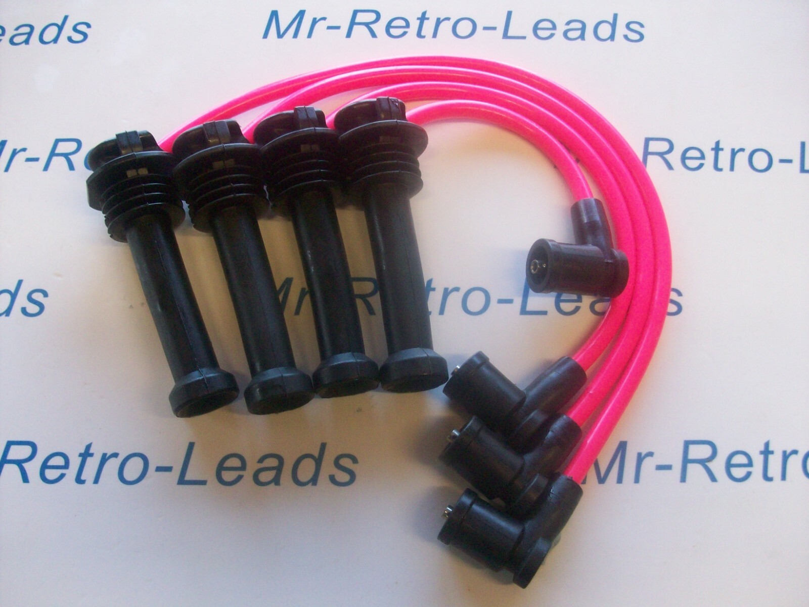 Pink 8mm Performance Ignition Leads For The Focus Zetec 1.8 Quality Ht Leads 
