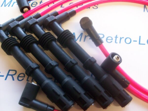 Pink 8mm Performance Ignition Leads Golf Gti Corrado Ibiza Scirocco 1.8 2.0 16v