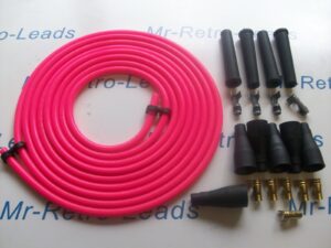 Pink 8mm Performance Ignition Lead Kit For The 4 Cyl Kit Car 3 Meters Quality Ht