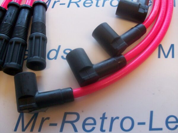 Pink 8mm Performance Ignition Leads For The Cinquecento Seicento 1.1 Sporting