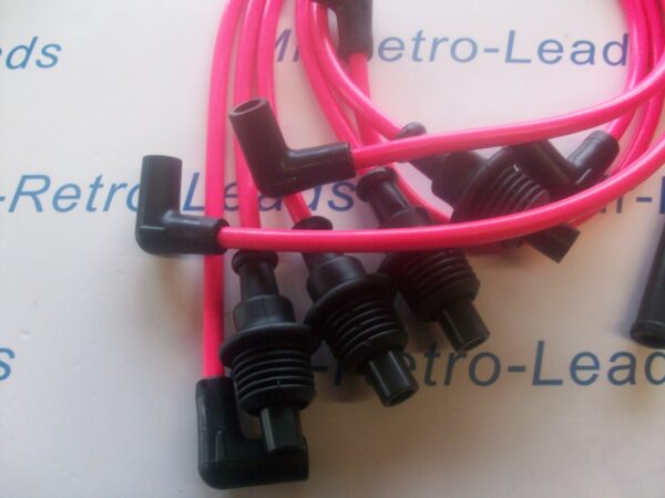 Pink 8mm Performance Ignition Leads For Gti 205 305 309 405 1.6 Quality Leads