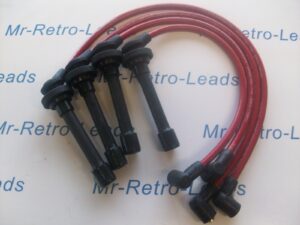 Red 10mm Performance Ht Leads Fits Nissan Micra K12 K11 Hatch 1.0i 1.3i 1.4i 16v