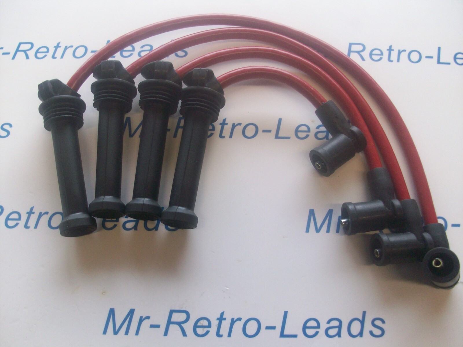 Red 10mm Performance Ignition Leads For The Fiesta St150 Mk6 Vi Racing Lead
