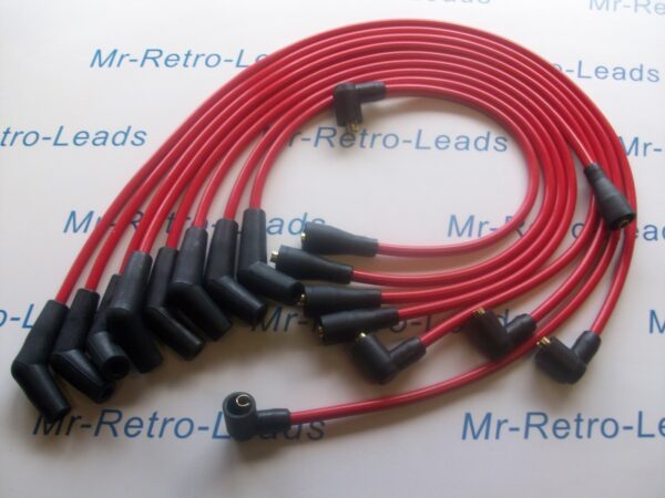 Red 10mm Performance Ignition Leads For Tvr Chimaera V8 Lucas Distributor Ht..