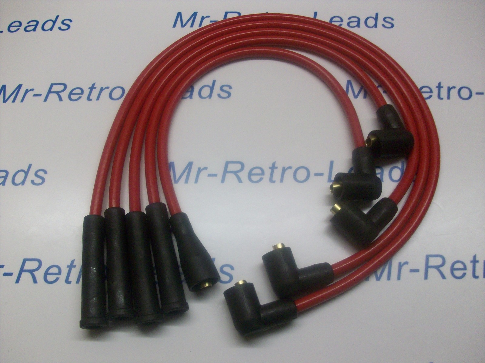 Red 10mm Performance Ignition Leads For The Nova 1.4 1.3 Lucas Distributor Cap