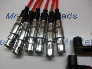 Red 7mm Performance Ignition Leads Vr6 Mk3 Vr6 Obd2 Passat 2.8 Quality Leads