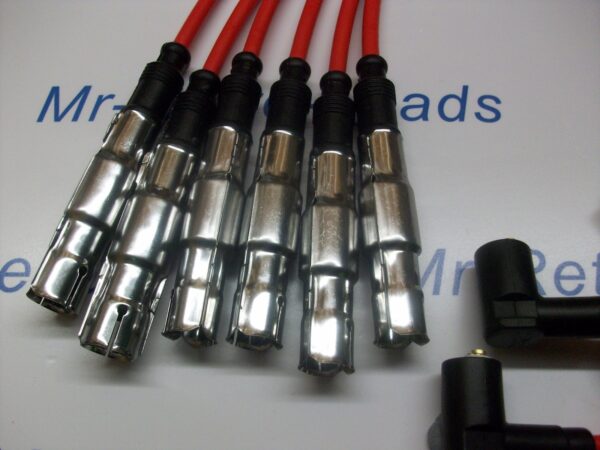 Red 7mm Performance Ignition Leads Vr6 Mk3 Vr6 Obd2 Passat 2.8 Quality Leads