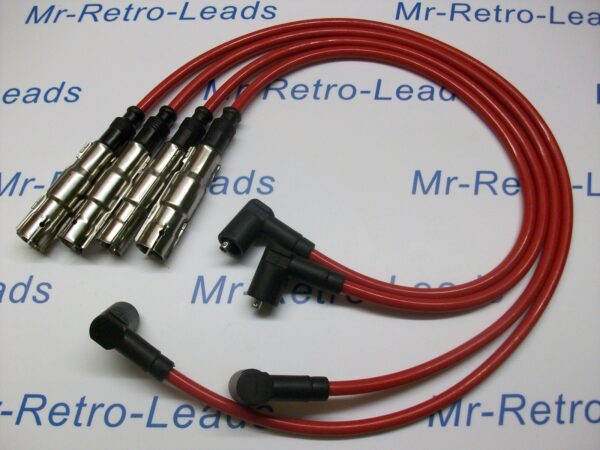 Red 7mm Performance Ignition Leads Leads Golf Polo Lupo 1.0 1.4 8v Quality Leads