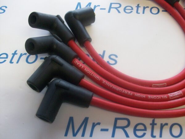Red 7mm Performance Ignition Leads Classic Mini Cooper S Sprite Midget Retro