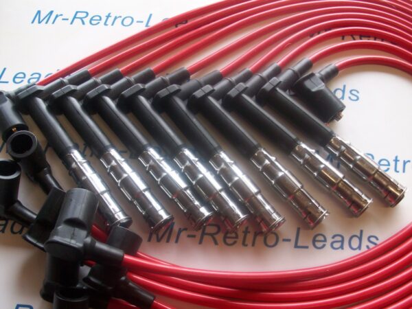 Red 7mm Performance Ignition Leads Fits The Mercedes 500 420 400 E G S Sl M119
