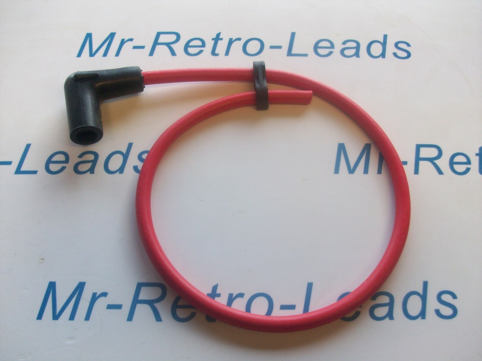 Red 7mm Petrol Lawn Mower Strimmer Chainsaw 20" Long Ignition Lead Ht With Boot
