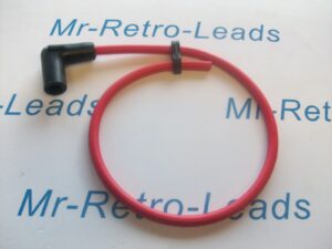 Red 7mm Petrol Lawn Mower Strimmer Chainsaw 20" Long Ignition Lead Ht With Boot
